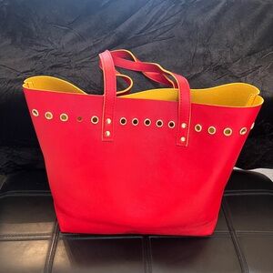 Stylish Red Tote Bag